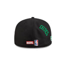 59FIFTY NBA x Marvel ボストン・セルティックス ハルク ブラック グリーンアンダーバイザー - 13549257-700 | NEW ERA ニューエラ公式オンラインストア