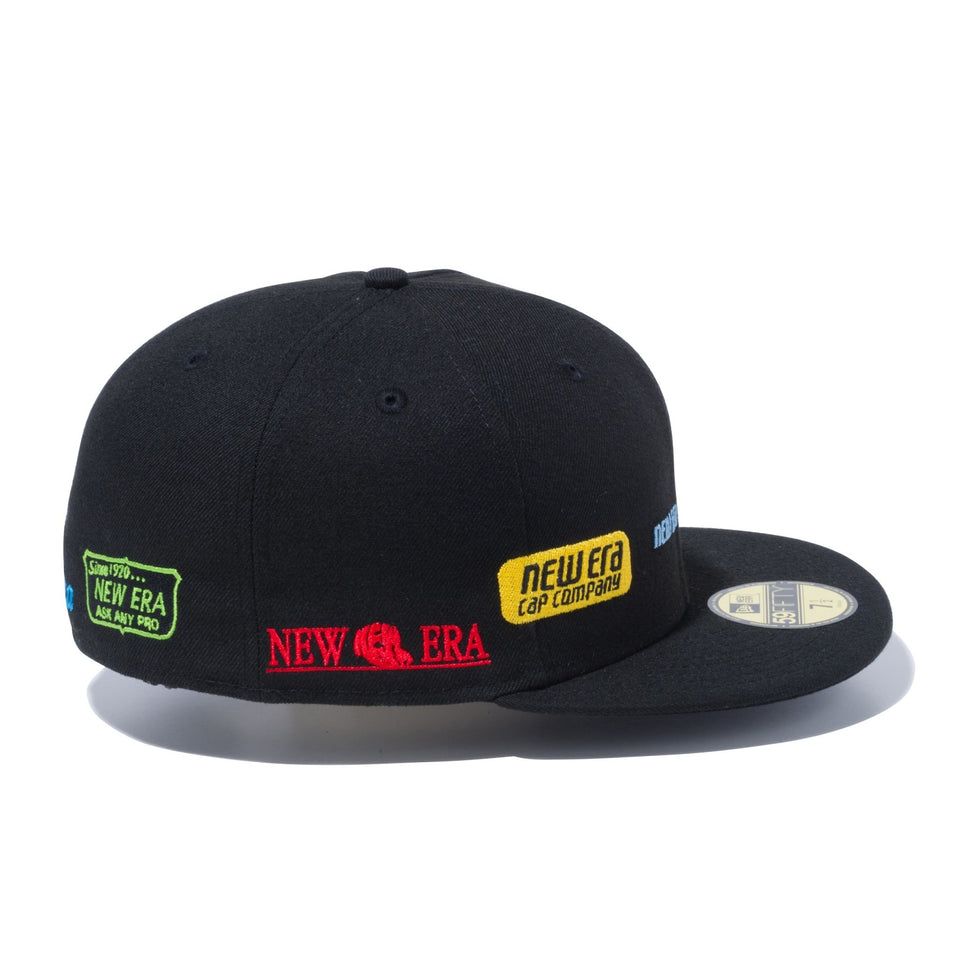 59FIFTY NEW ERA 100th Anniversary オールドロゴ 100周年ロゴ ブラック × マルチカラー | ニューエラ オンラインストア