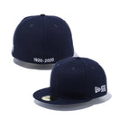 59FIFTY NEW ERA 100th Anniversary 1920-2020 100周年ロゴ ネイビー グレーアンダーバイザー - 12572959-700 | NEW ERA ニューエラ公式オンラインストア