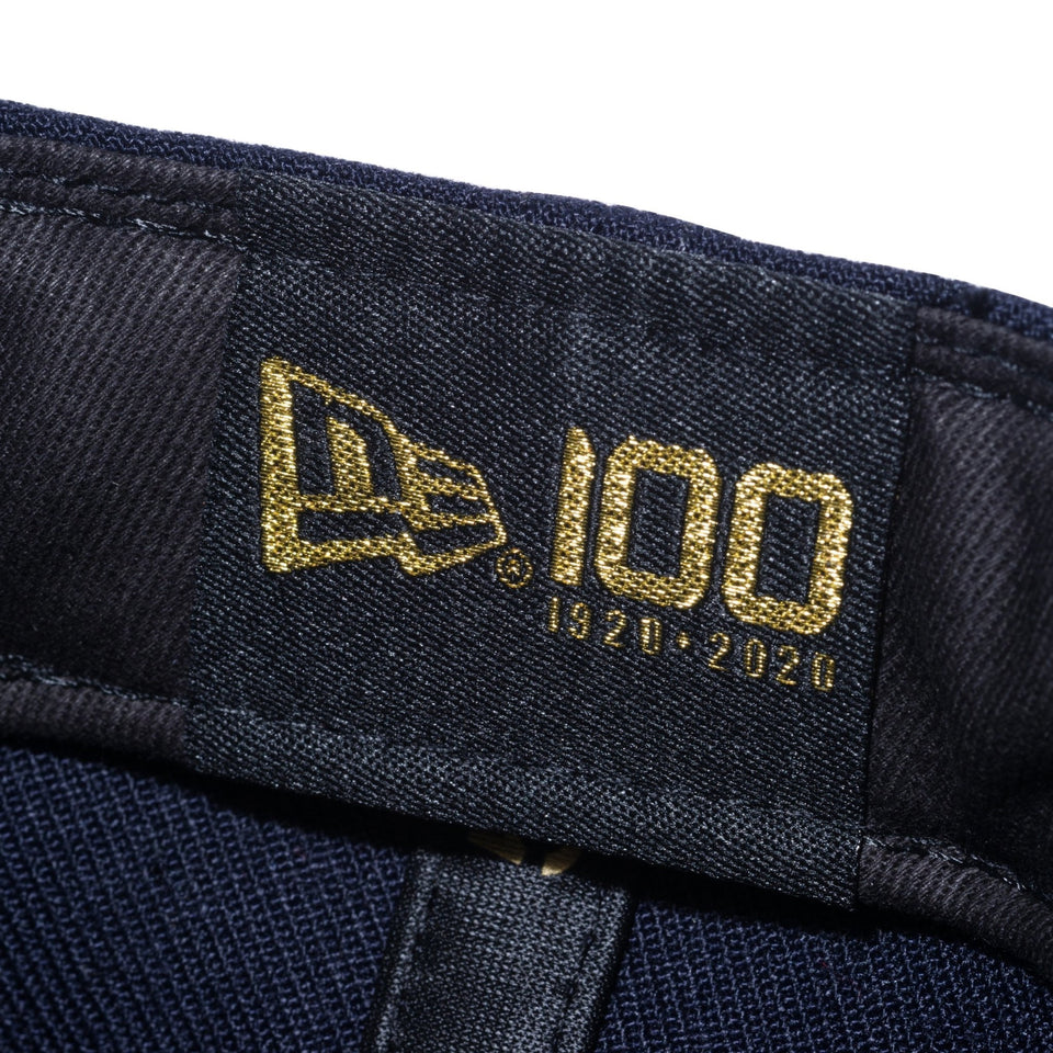 59FIFTY NEW ERA 100th Anniversary 1920-2020 100周年ロゴ ネイビー グレーアンダーバイザー - 12572959-700 | NEW ERA ニューエラ公式オンラインストア