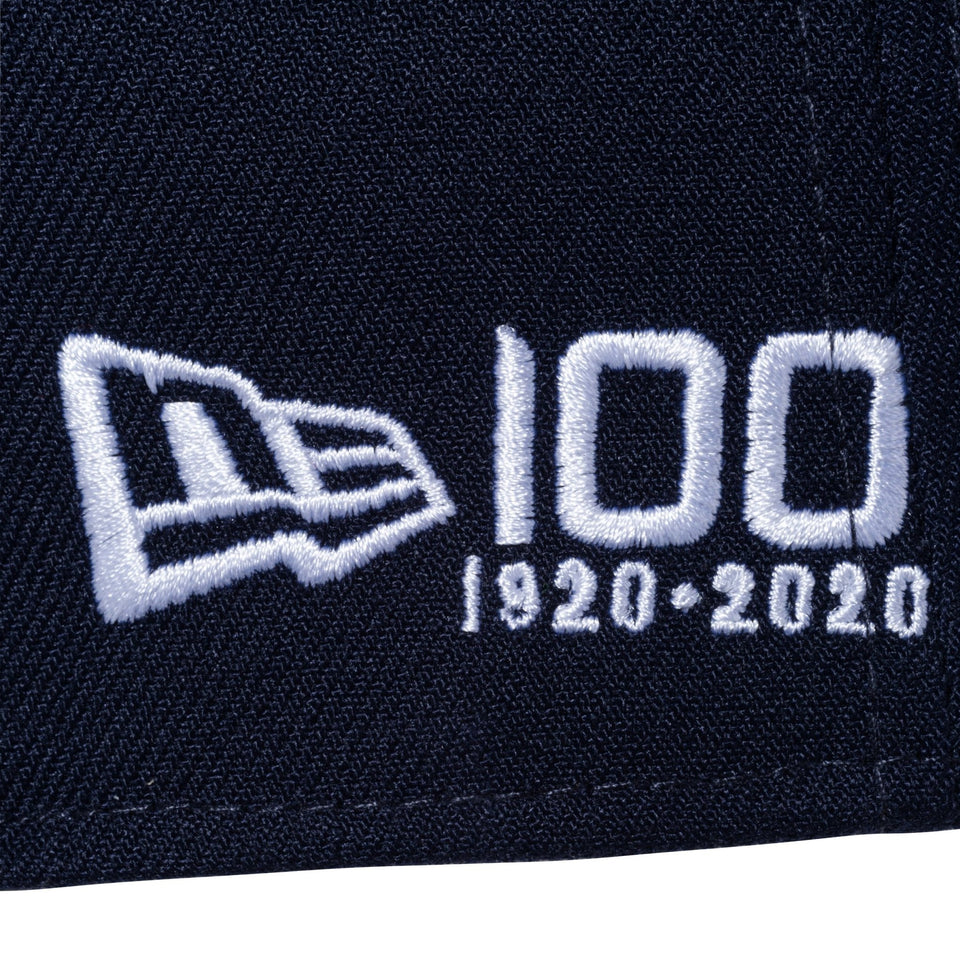 59FIFTY NEW ERA 100th Anniversary 1920-2020 100周年ロゴ ネイビー グレーアンダーバイザー - 12572959-700 | NEW ERA ニューエラ公式オンラインストア