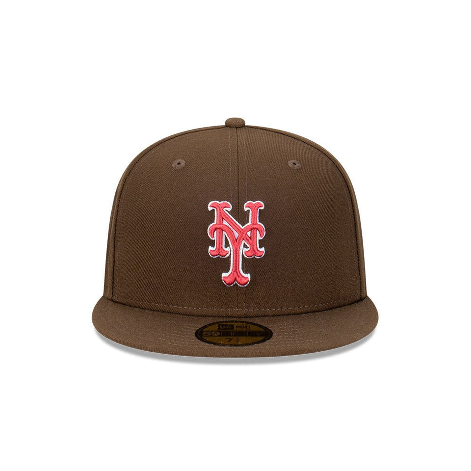 59FIFTY New York Neopolitan ニューヨーク・メッツ ウォルナット - 14131384-700 | NEW ERA ニューエラ公式オンラインストア