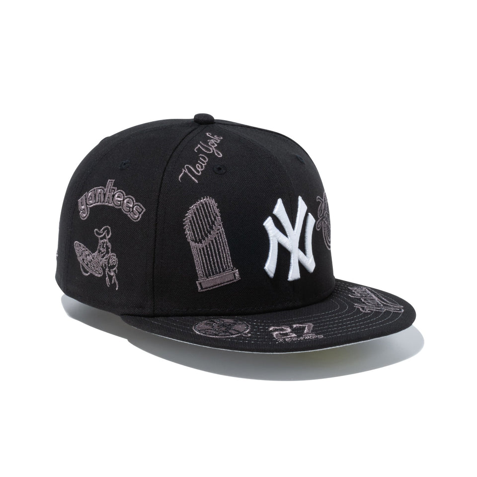 59FIFTY New York Yankees Allover ニューヨーク・ヤンキース ブラック 