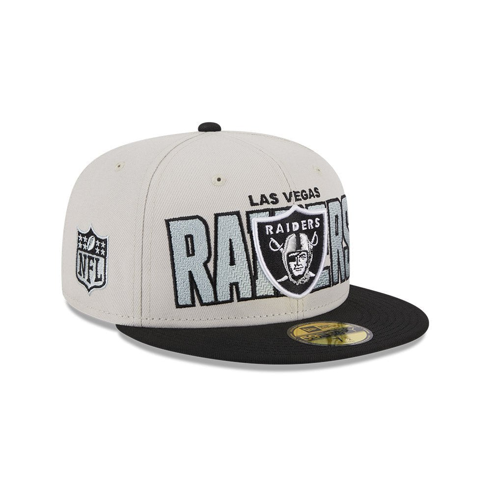 59FIFTY NFL Draft 2023 ラスベガス・レイダース ストーン グレーアンダーバイザー