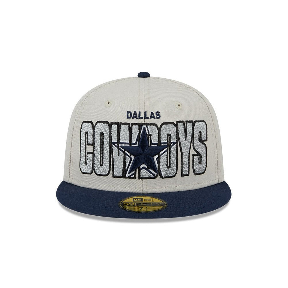 59FIFTY NFL Draft 2023 ダラス・カウボーイズ ストーン グレーアンダーバイザー