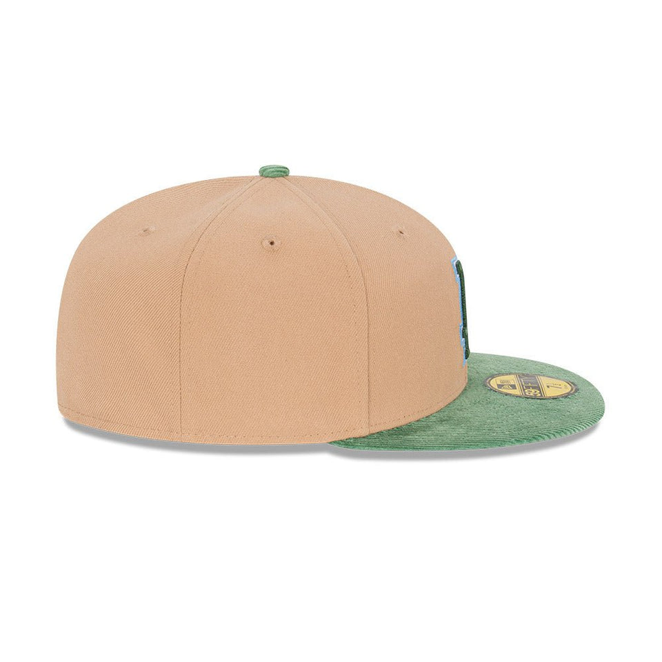 59FIFTY Oasis Corduroy ロサンゼルス・ドジャース ベージュ グリーン