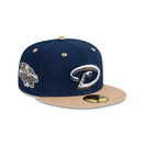 59FIFTY Ocean Khaki アリゾナ・ダイヤモンドバックス クーパーズタウン ネイビー × カーキ グレーアンダーバイザー - 13577649-700 | NEW ERA ニューエラ公式オンラインストア