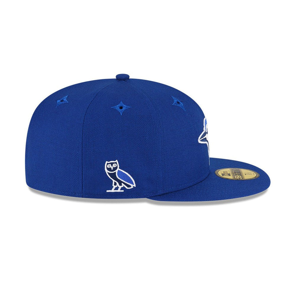 59FIFTY OVO MLB トロント・ブルージェイズ ブルー グレーアンダーバイザー