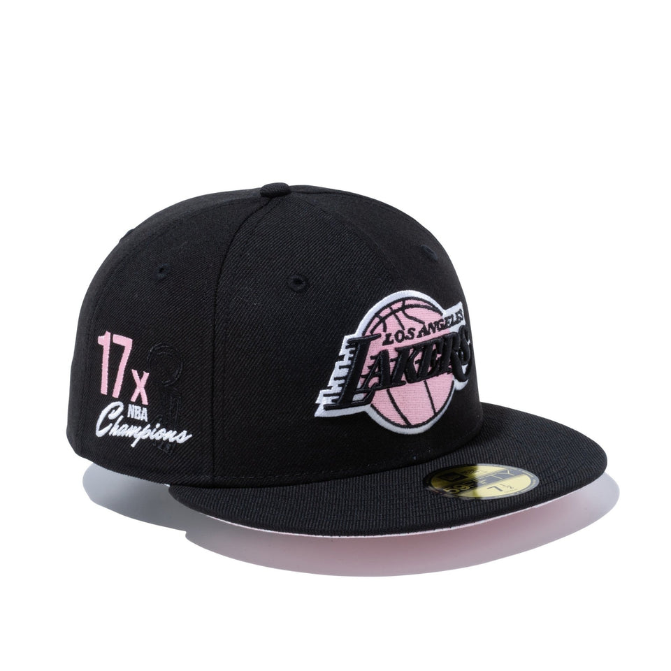 59FIFTY Paisley Under Visor ロサンゼルス・レイカーズ ブラック