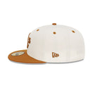 59FIFTY Peanut Butter オークランド・アスレチックス クロームホワイト キャメルバイザー - 13366484-700 | NEW ERA ニューエラ公式オンラインストア