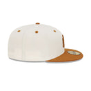 59FIFTY Peanut Butter ニューヨーク・ヤンキース クロームホワイト キャメルバイザー - 13366485-700 | NEW ERA ニューエラ公式オンラインストア