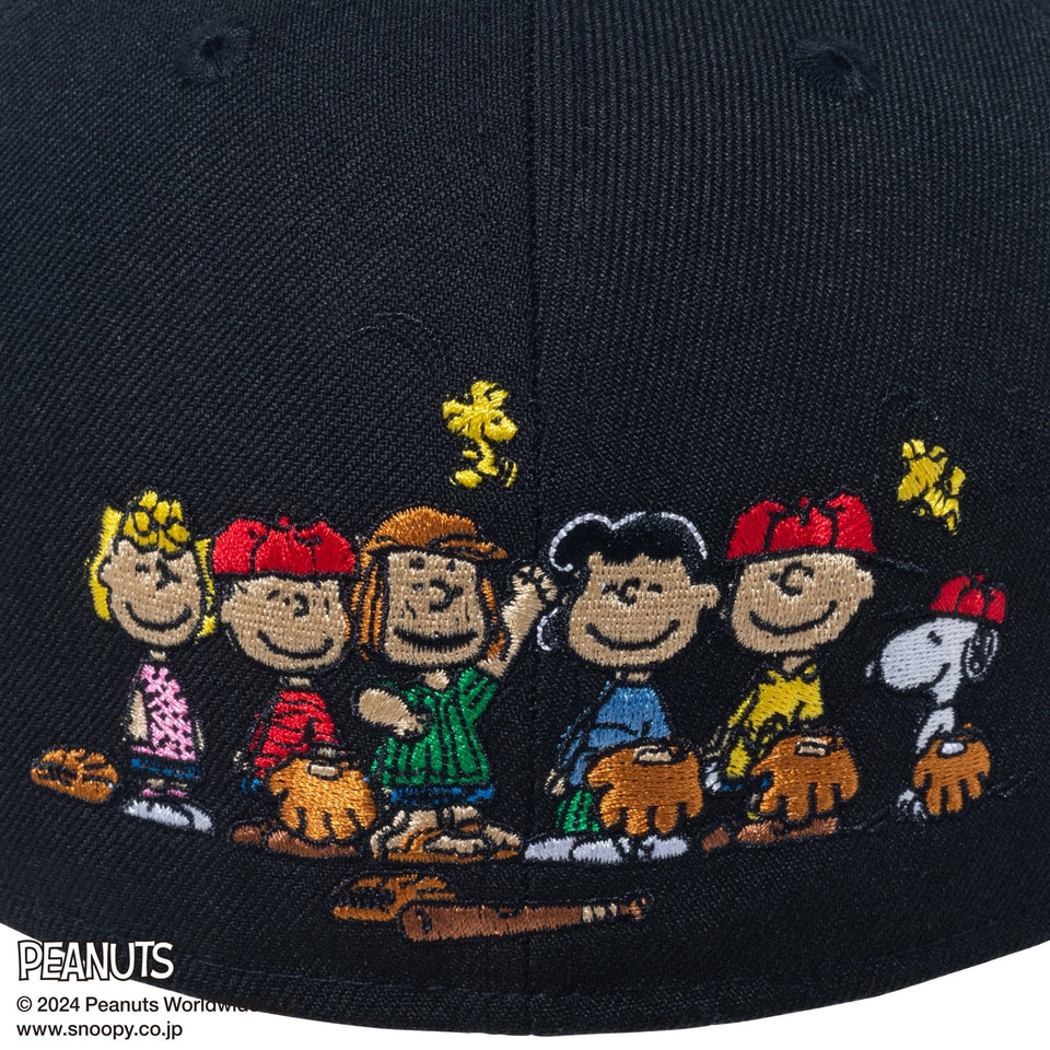 59FIFTY PEANUTS ピーナッツ チャーリー・ブラウン 野球 ブラック 