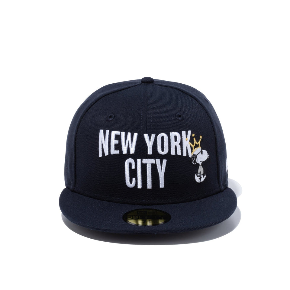 59FIFTY Peanuts NEW YORK CITY ジョー・クール 王冠 ネイビー