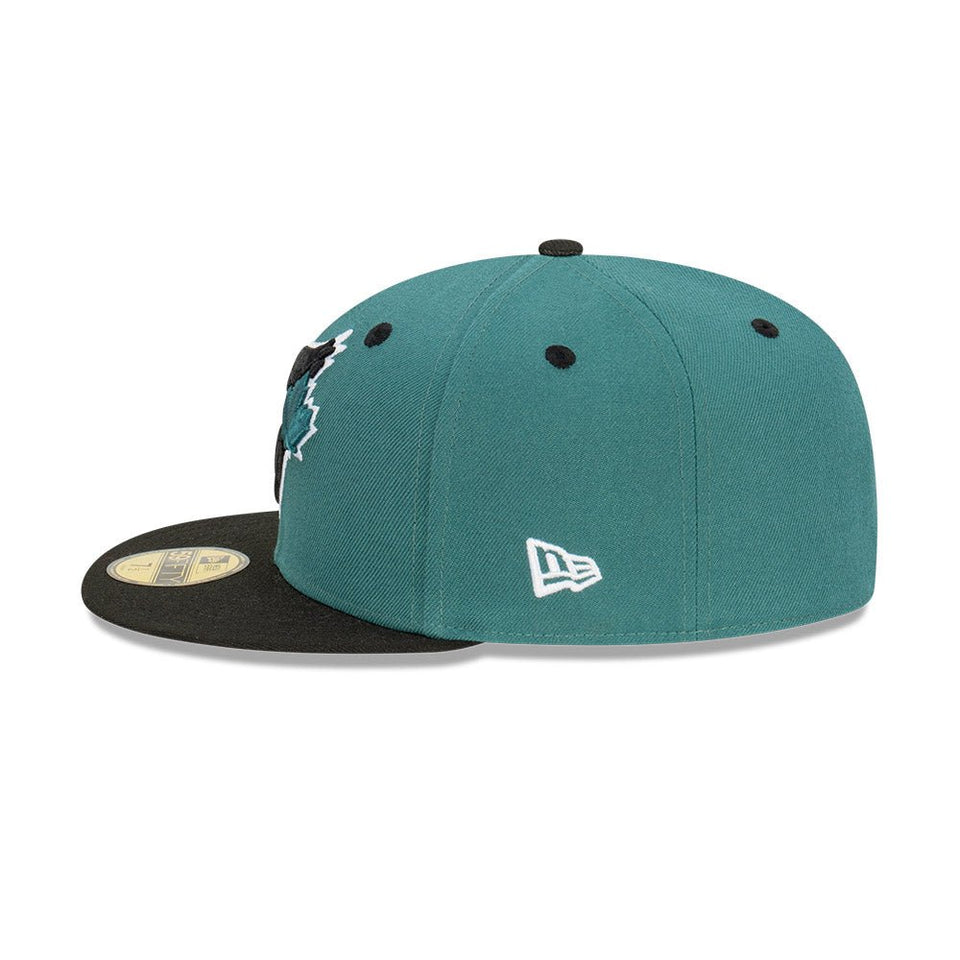 59FIFTY Pine & Black トロント・ブルージェイズ パインニードルグリーン グレーアンダーバイザー - 13518076-700 | NEW ERA ニューエラ公式オンラインストア