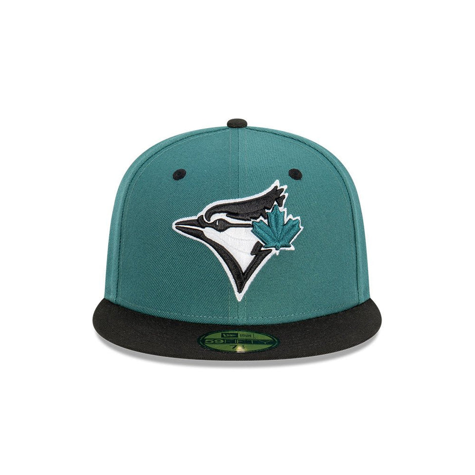 59FIFTY Pine & Black トロント・ブルージェイズ パインニードルグリーン グレーアンダーバイザー - 13518076-700 | NEW ERA ニューエラ公式オンラインストア