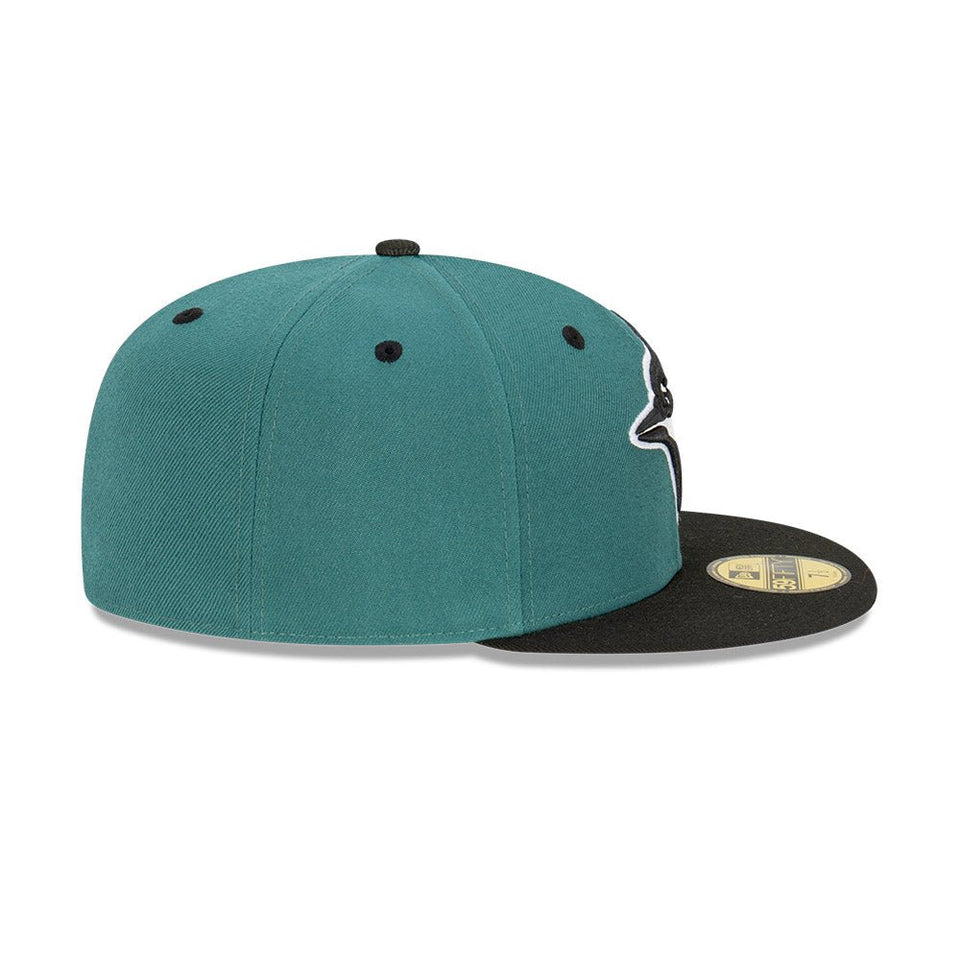 59FIFTY Pine & Black トロント・ブルージェイズ パインニードルグリーン グレーアンダーバイザー - 13518076-700 | NEW ERA ニューエラ公式オンラインストア