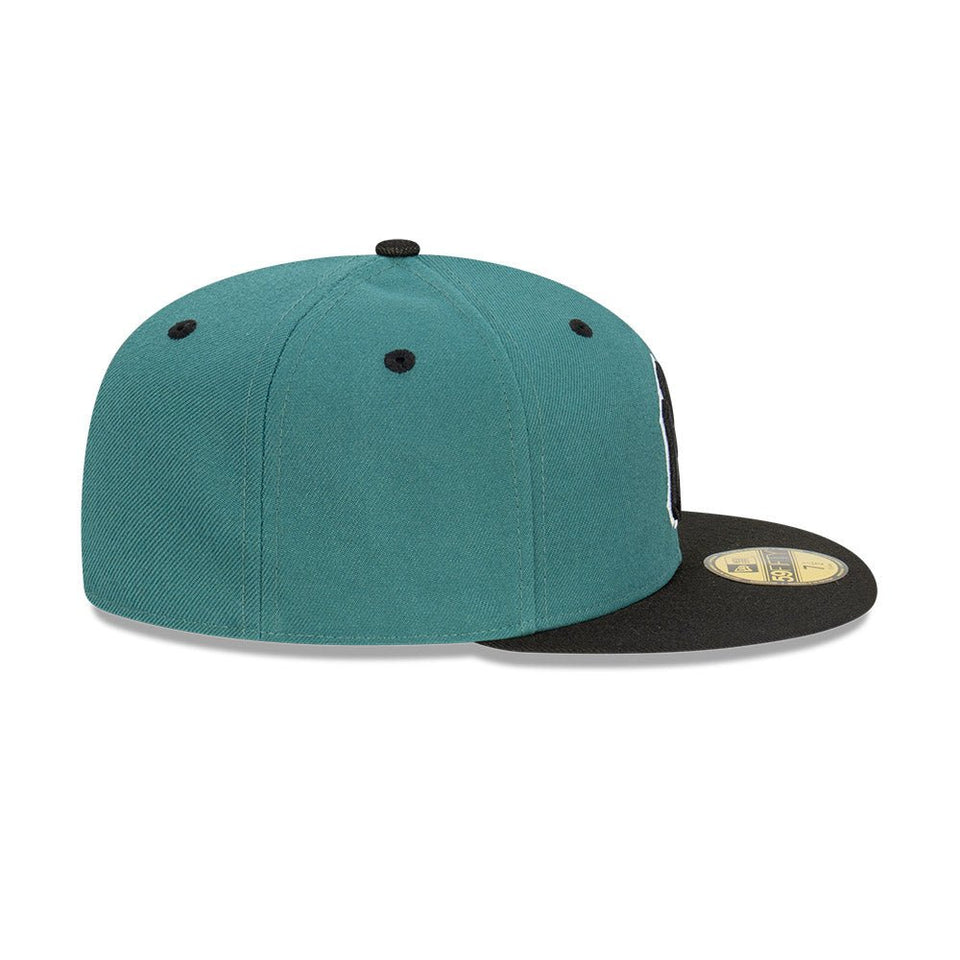 59FIFTY Pine & Black ニューヨーク・ヤンキース パインニードルグリーン グレーアンダーバイザー