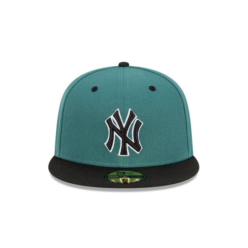 59FIFTY Pine & Black ニューヨーク・ヤンキース パインニードルグリーン グレーアンダーバイザー