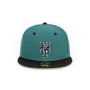 59FIFTY Pine & Black ニューヨーク・メッツ パインニードルグリーン グレーアンダーバイザー - 13518079-700 | NEW ERA ニューエラ公式オンラインストア