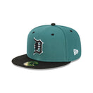 59FIFTY Pine & Black デトロイト・タイガース パインニードルグリーン グレーアンダーバイザー - 13518081-700 | NEW ERA ニューエラ公式オンラインストア