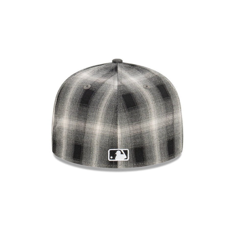 59FIFTY Plaid ニューヨーク・ヤンキース ブラックチェック グレー 