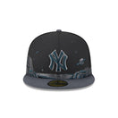 59FIFTY Planetary ニューヨーク・ヤンキース ブラック グレーアンダーバイザー - 13555032-700 | NEW ERA ニューエラ公式オンラインストア