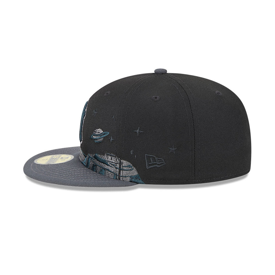 59FIFTY Planetary ニューヨーク・ヤンキース ブラック グレーアンダーバイザー - 13555032-700 | NEW ERA ニューエラ公式オンラインストア