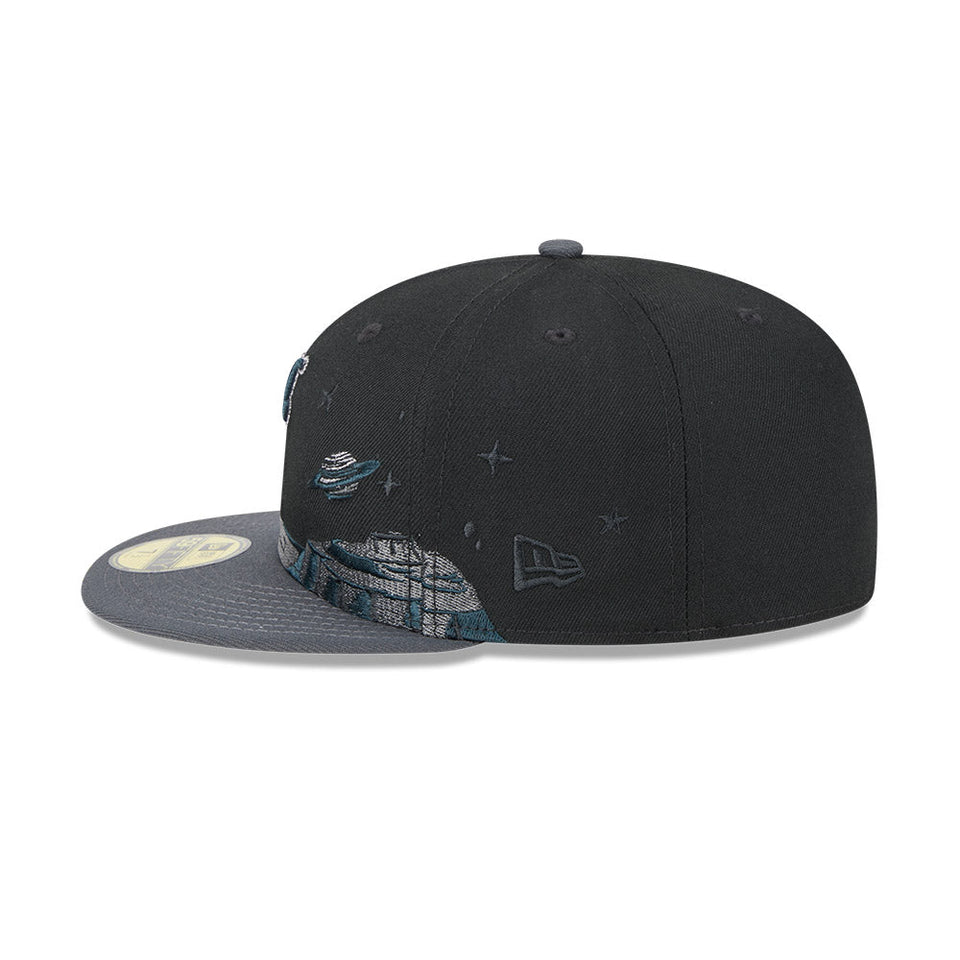 59FIFTY Planetary ニューヨーク・メッツ ブラック グレーアンダーバイザー - 13555033-700 | NEW ERA ニューエラ公式オンラインストア