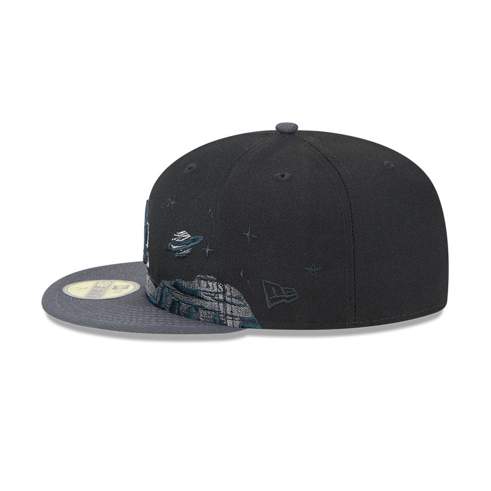 59FIFTY Planetary ロサンゼルス・ドジャース ブラック グレーアンダーバイザー - 13555034-700 | NEW ERA ニューエラ公式オンラインストア