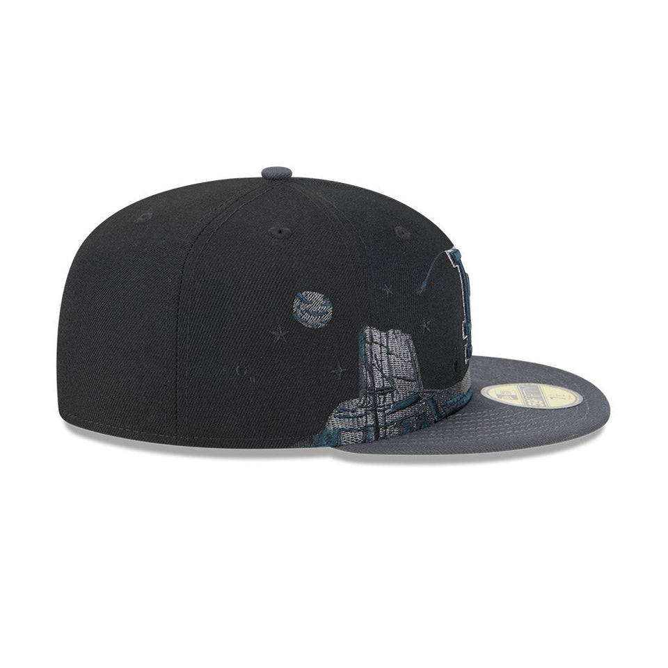 59FIFTY Planetary ロサンゼルス・ドジャース ブラック グレーアンダーバイザー - 13555034-700 | NEW ERA ニューエラ公式オンラインストア