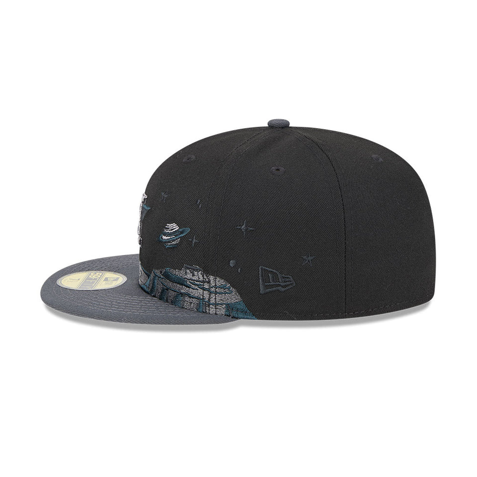 59FIFTY Planetary ヒューストン・アストロズ ブラック グレーアンダーバイザー - 13555035-700 | NEW ERA ニューエラ公式オンラインストア