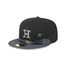 59FIFTY Planetary ヒューストン・アストロズ ブラック グレーアンダーバイザー - 13555035-700 | NEW ERA ニューエラ公式オンラインストア