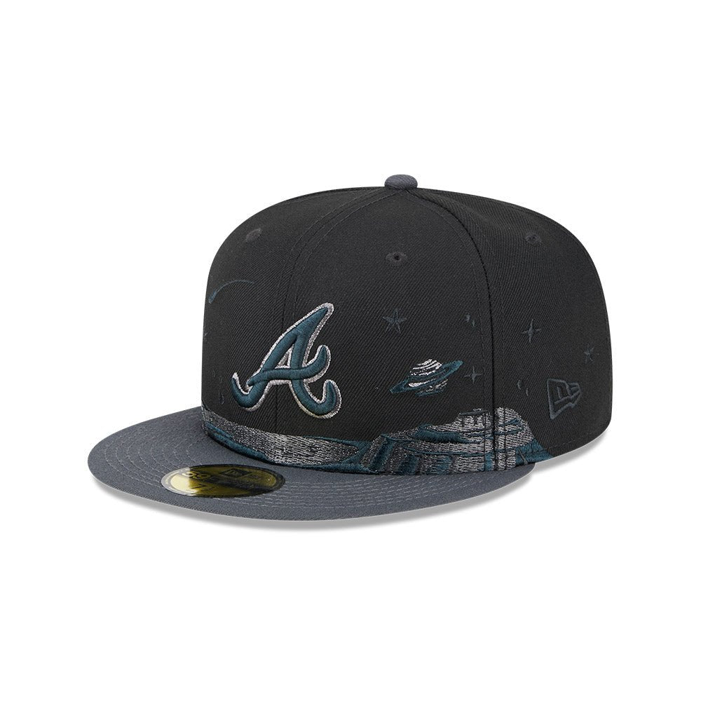 New Era Cap 1/2 ツバ裏グレー ニューエラ アトランタ ブレイブス