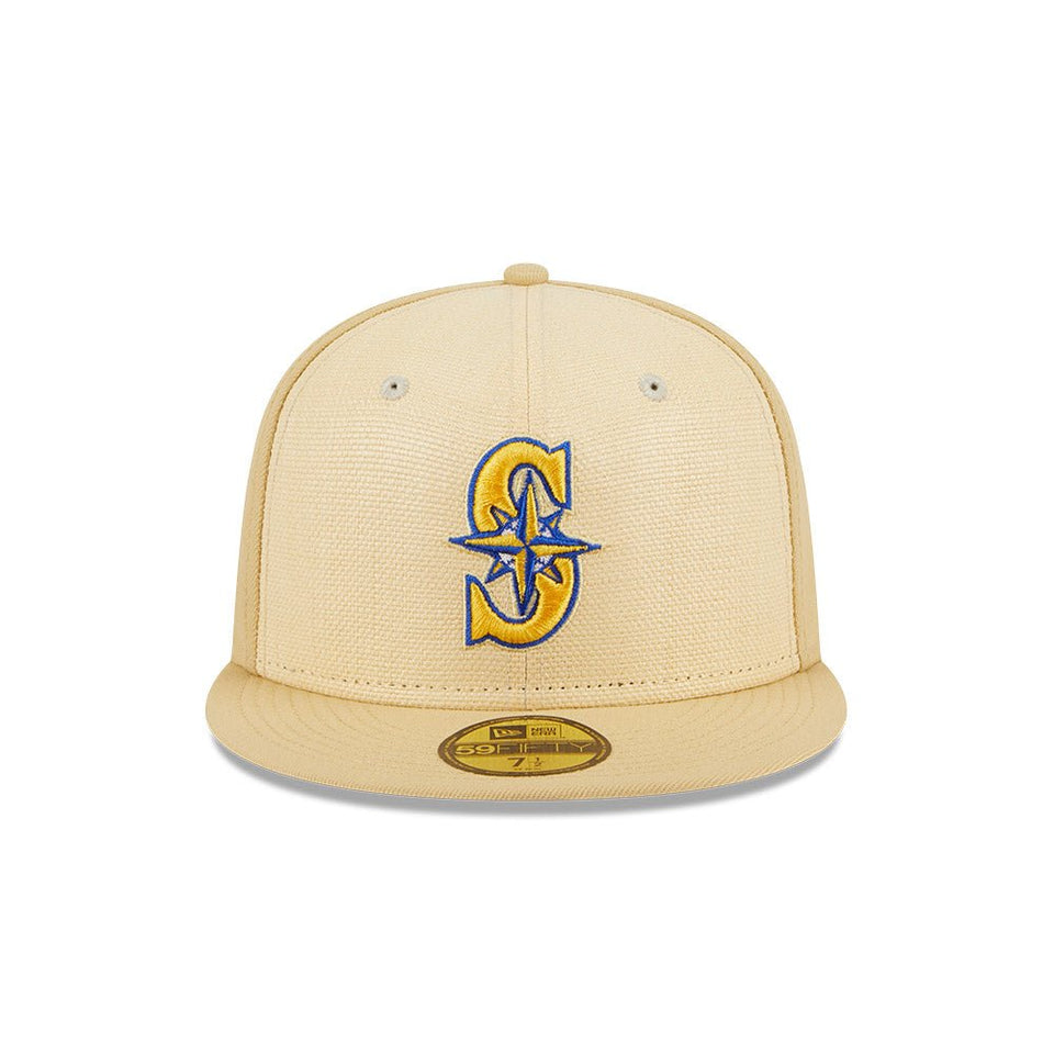 59FIFTY Raffia Front シアトル・マリナーズ ベガスゴールド グレー