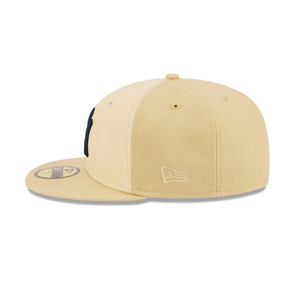 59FIFTY Raffia Front ニューヨーク・ヤンキース ベガスゴールド