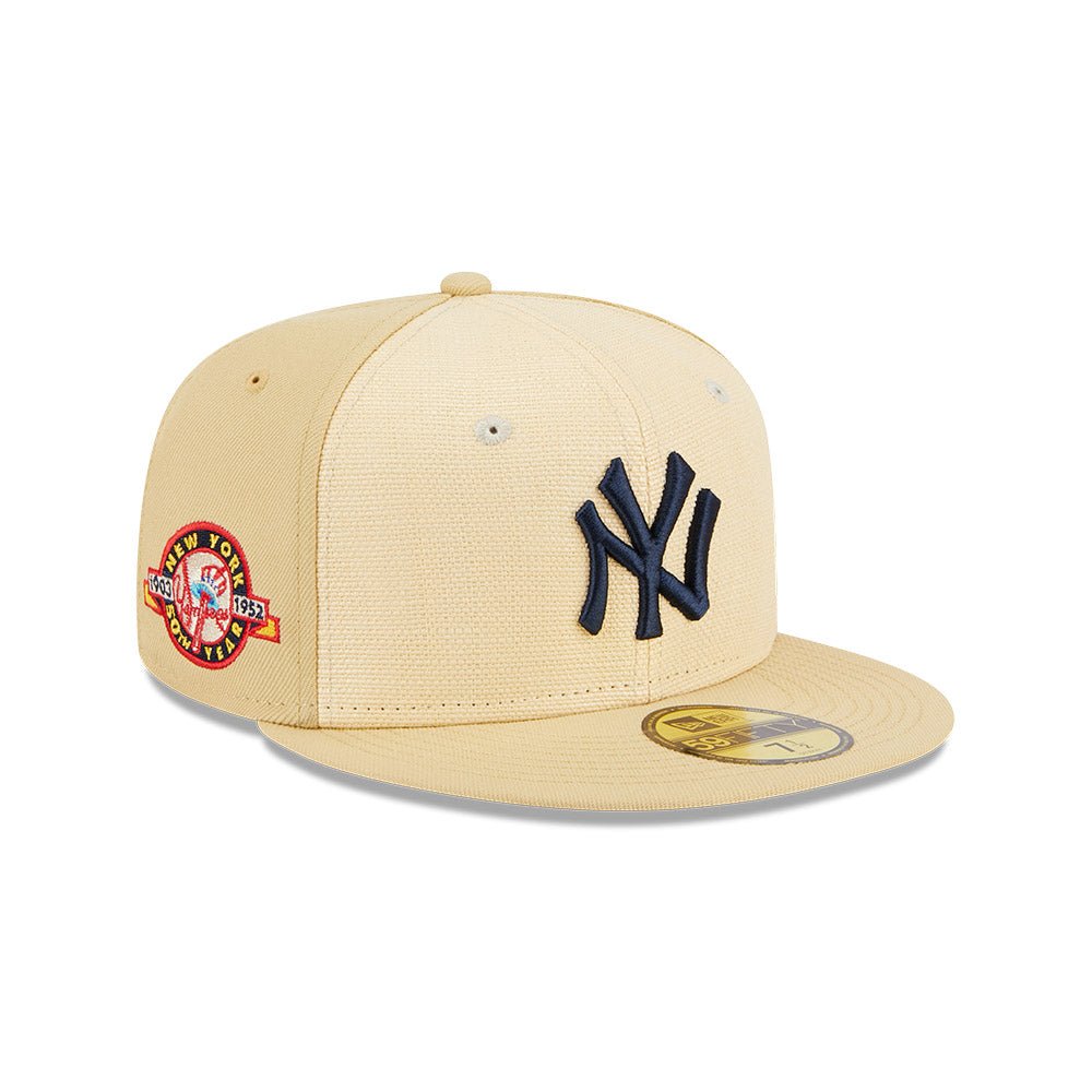 59FIFTY Raffia Front ニューヨーク・ヤンキース ベガスゴールド