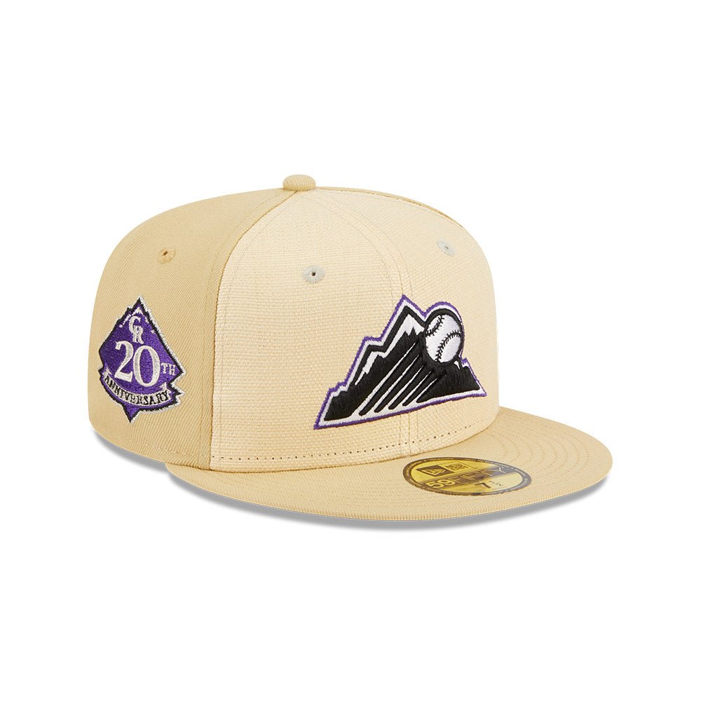 59FIFTY Raffia Front コロラド・ロッキーズ ベガスゴールド グレー