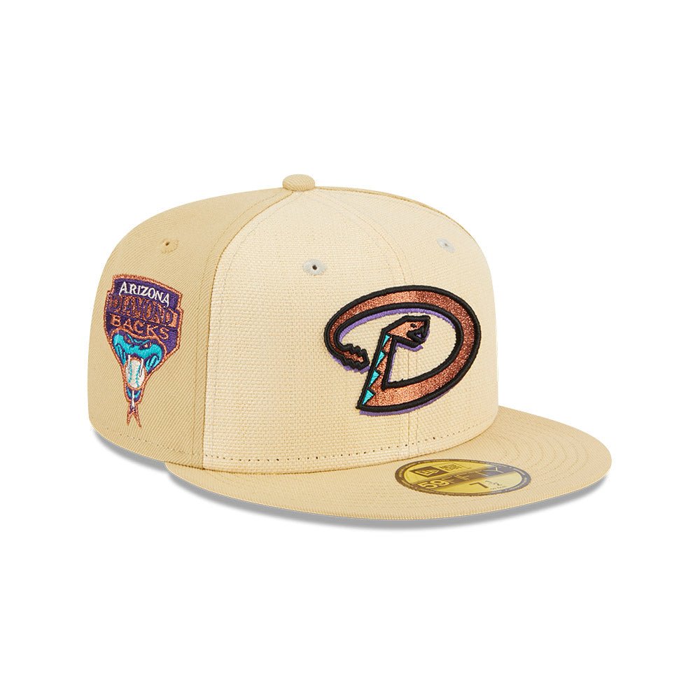 59FIFTY Raffia Front アリゾナ・ダイヤモンドバックス ベガスゴールド 