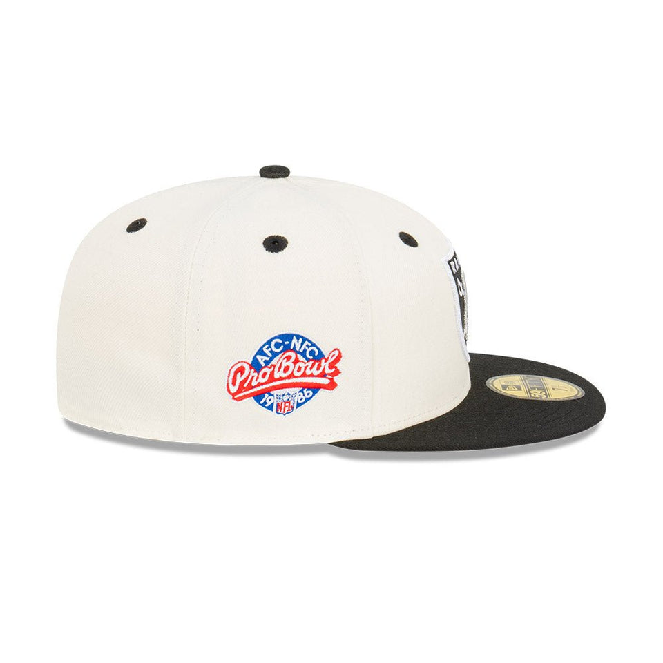 A4等級以上 NEWERA 59FIFTY PROBOWL03 SIDEPATCH レイダース