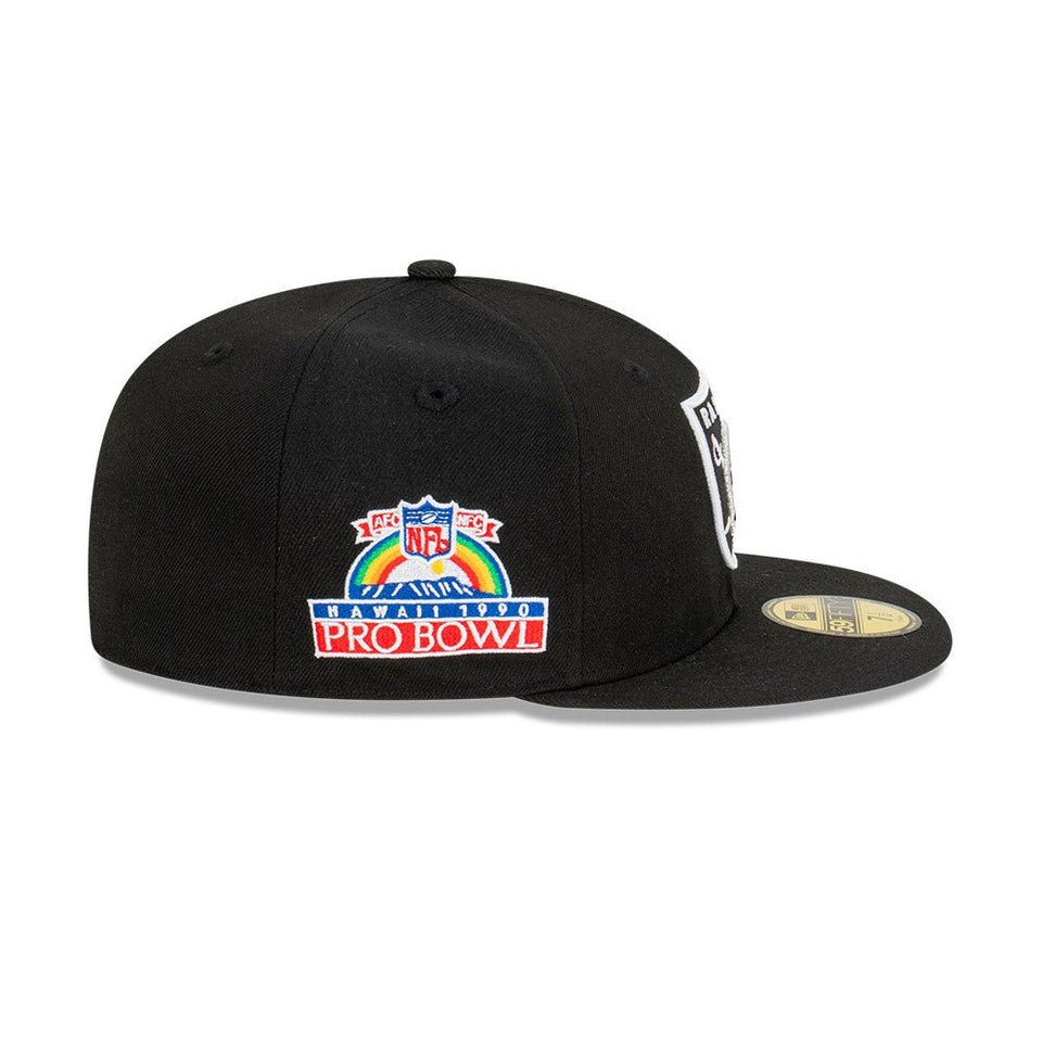 59FIFTY Raiders Pro Bowl Pack ラスベガス・レイダース ブラック ケリーアンダーバイザー - 13518074-700 | NEW ERA ニューエラ公式オンラインストア