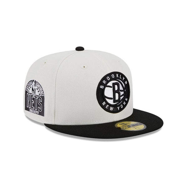 59FIFTY Retro Collection ブルックリン・ネッツ クロームホワイト グレーアンダーバイザー | ニューエラオンラインストア