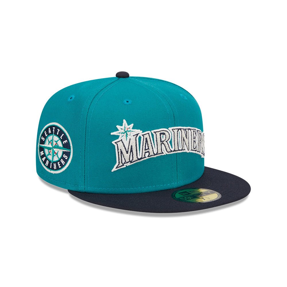 59FIFTY Retro Script シアトル・マリナーズ クーパーズタウン エメラルドグリーン ネイビーバイザー