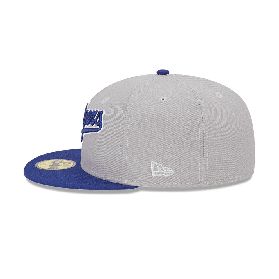 美色激レア】NEW ERA ロサンゼルス ドジャース グレー × ブルー