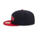 59FIFTY Retro Script カリフォルニア・エンゼルス クーパーズタウン ネイビー レッドバイザー - 13743508-700 | NEW ERA ニューエラ公式オンラインストア