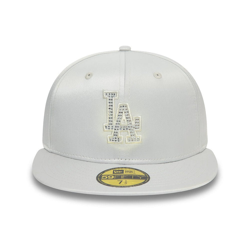 59FIFTY Rhinestone Satin ラインストーン ロサンゼルス・ドジャース ライトグレー - 14171470-700 | NEW ERA ニューエラ公式オンラインストア