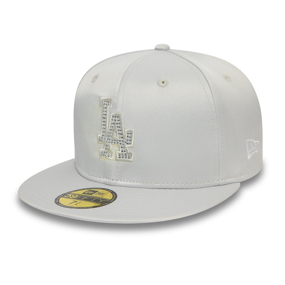 59FIFTY Rhinestone Satin ラインストーン ロサンゼルス・ドジャース ライトグレー | ニューエラオンラインストア