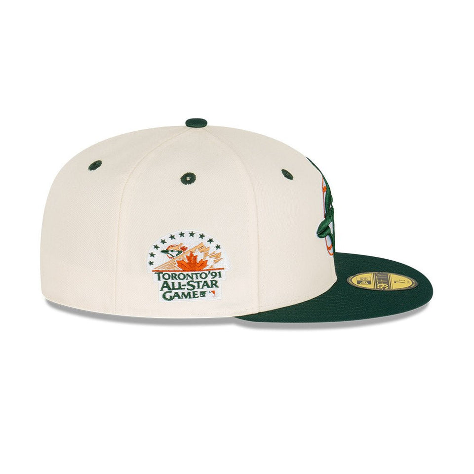 59FIFTY Rusty Green & Chrome トロント・ブルージェイズ クローム
