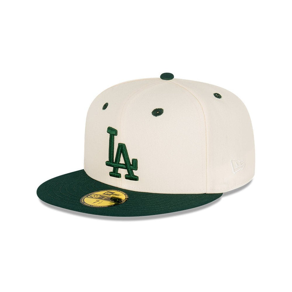 59FIFTY Rusty Green & Chrome ロサンゼルス・ドジャース クロームホワイト グリーンバイザー