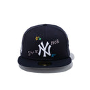 59FIFTY SCRIBBLE ニューヨーク・ヤンキース グレーアンダーバイザー - 13111040-700 | NEW ERA ニューエラ公式オンラインストア