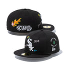 59FIFTY SCRIBBLE シカゴ・ホワイトソックス グレーアンダーバイザー - 13111044-700 | NEW ERA ニューエラ公式オンラインストア